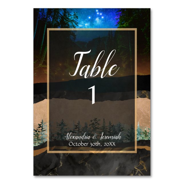 Skog Bordsnummer (Framsidan)