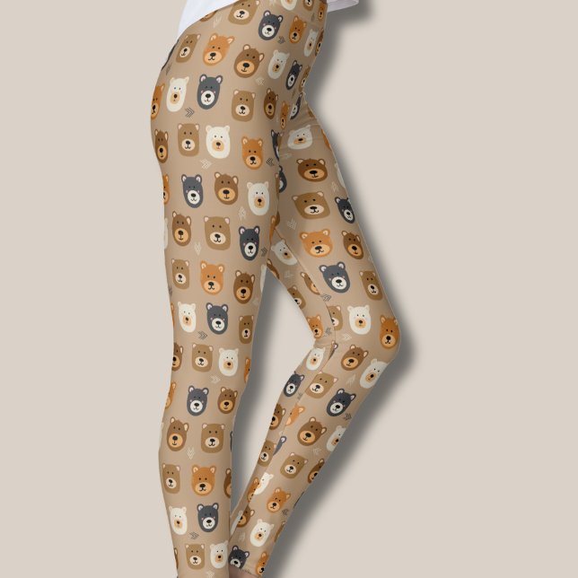 skog brunbjörn leggings (bear leggings)