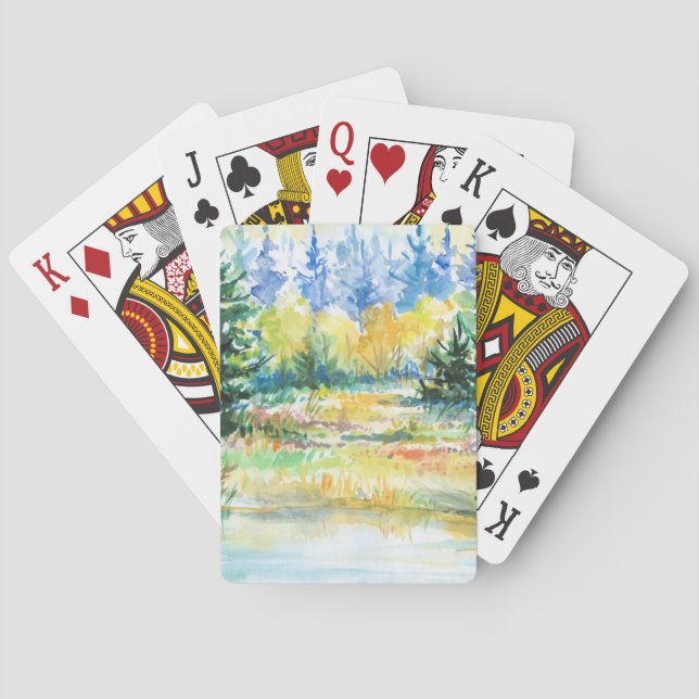 Skog Casinokort (Baksidan)