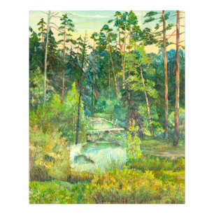 skog fototryck