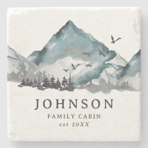 Skog från familjen Cabin Mountain Gräs Träd Stenunderlägg