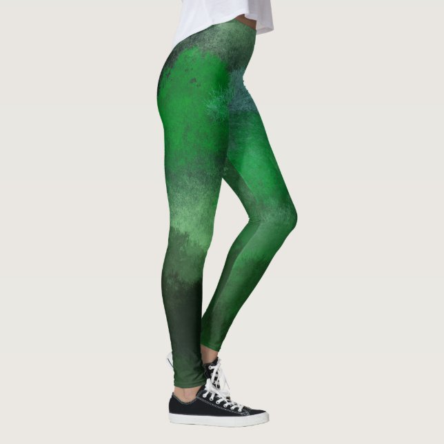 skog grön leggings (Höger)