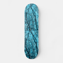 Skog i Azure Old School Skateboard Bräda 21,6 Cm