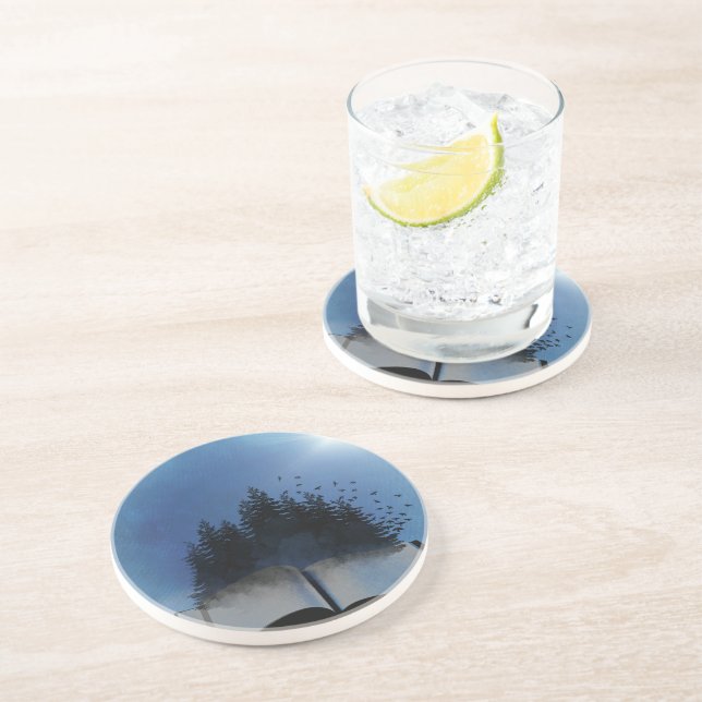 Skog i Bok Underlägg Sandsten (Sidan)