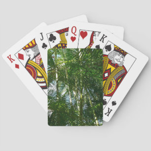 Skog i den tropiska naturen Handflatan Träd Casinokort