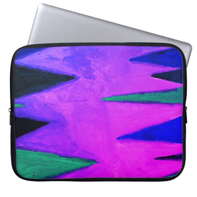 Skog i kväll laptop fodral (Framsidan)