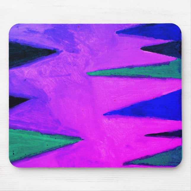 Skog i kväll musmatta (Framsidan)