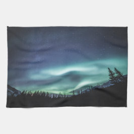 Skog i norra Ljus Kökshandduk