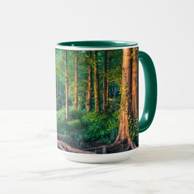 Skog i sommar mugg (Framsida höger)