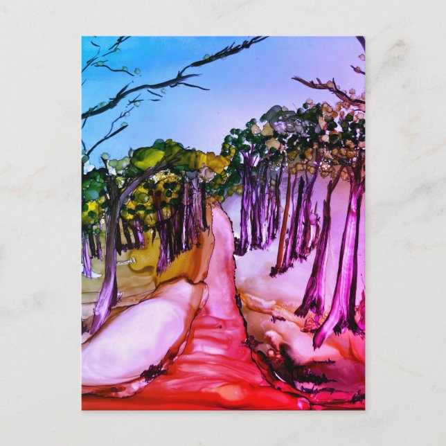 Skog i Träd Vykort (Framsida)