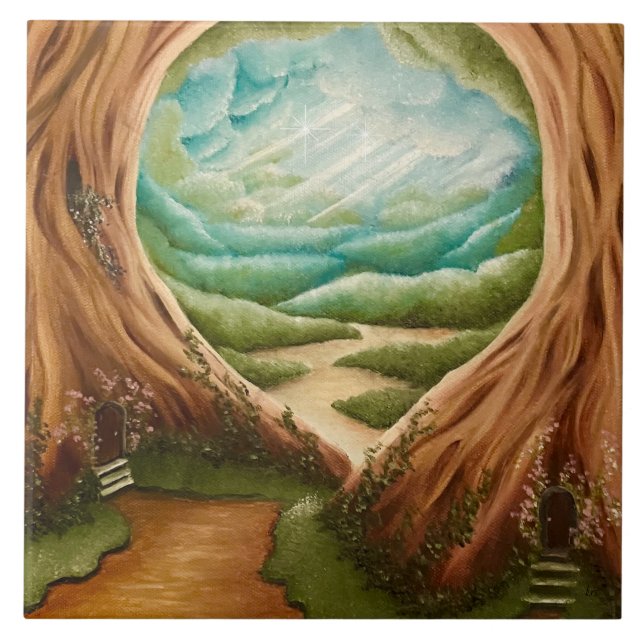 Skog Kakelplatta (Framsidan)