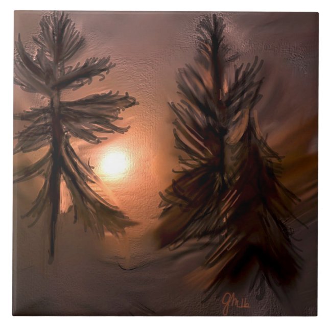 Skog Kakelplatta (Framsidan)