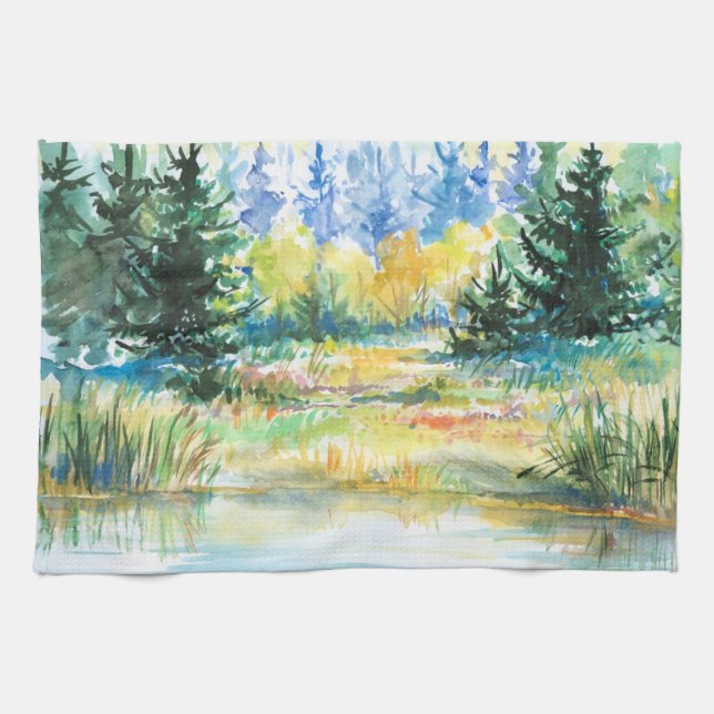 Skog Kökshandduk (Horisontell)