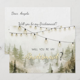 Skog,Lövskog,Tall,Sladdbelysning Inbjudningar