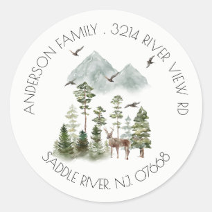 Skog Ny etikett för hemadress