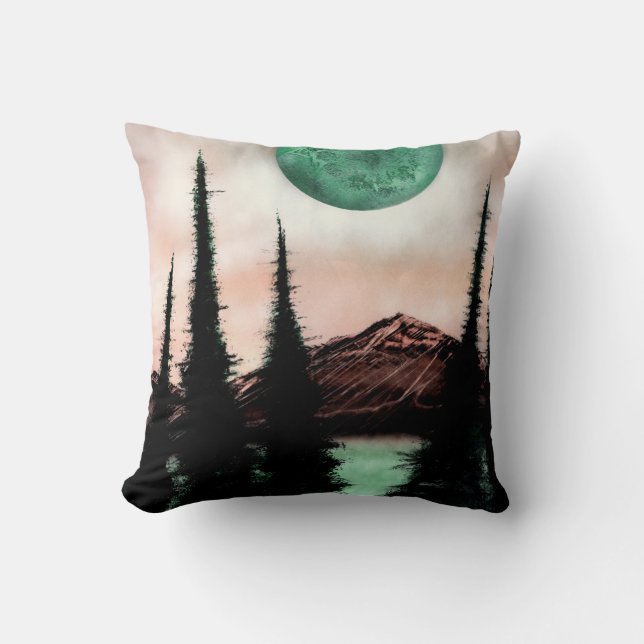 Skog och berg kudde (Framsida)