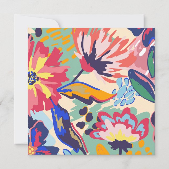 Skog och ro inbjudningar (Framsida)