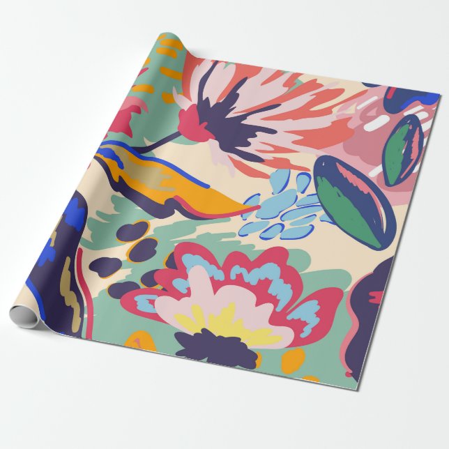 Skog och ro presentpapper (Utrullad)