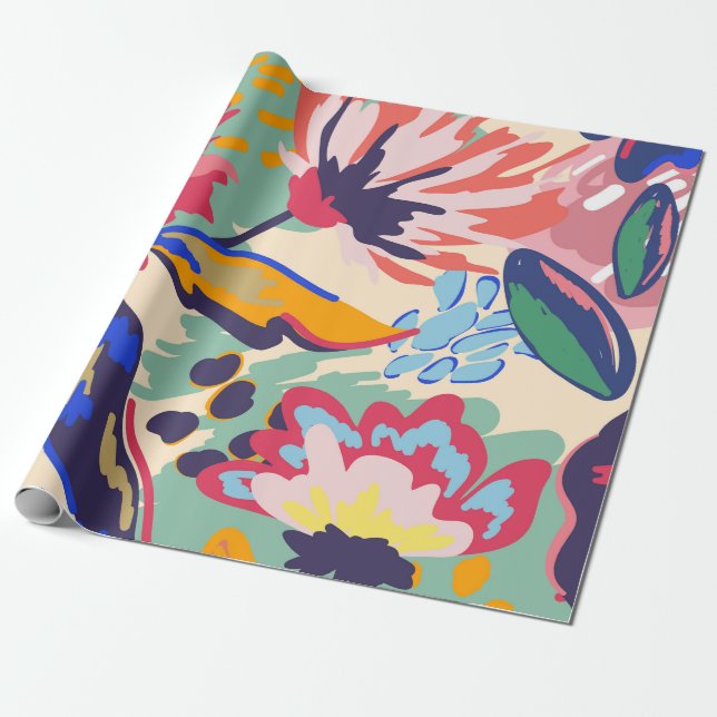 Skog och ro presentpapper (Utrullad)