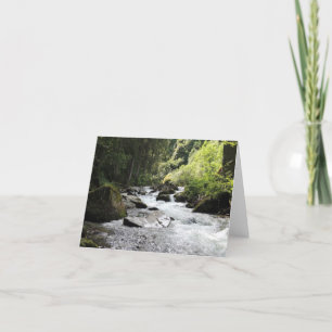 Skog- och Stream Blank Notecards Kort