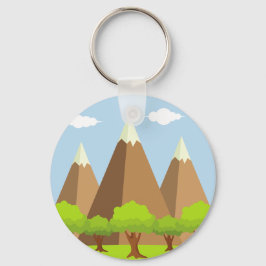 Skog och Toppar Nyckelring