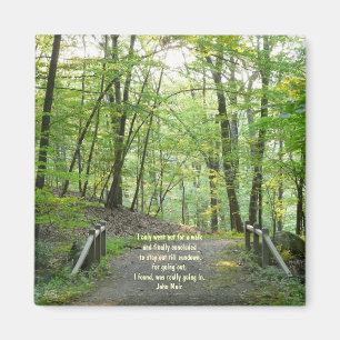 Skog Överbrygga-med citationstecken Magnet