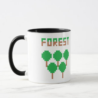 Skog Pixelated Mugg
