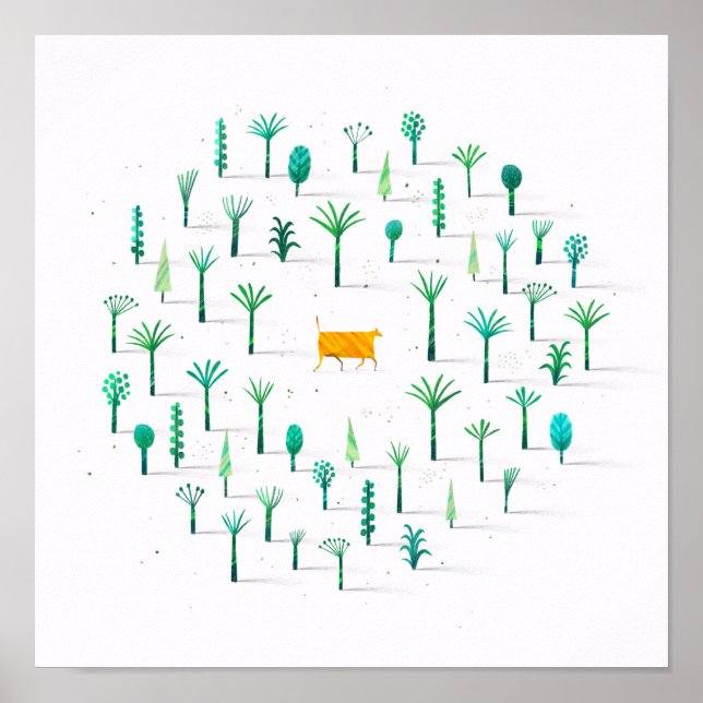 Skog Poster (Framsidan)