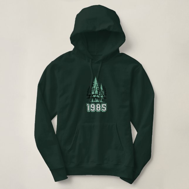 Skog Retro Tröja | Vintage Natur Estetik (Design framsida)