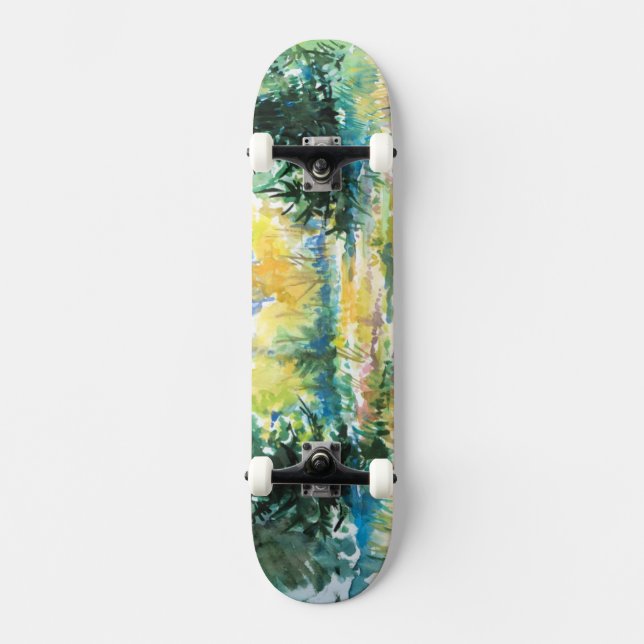 Skog Skateboard Bräda 19,5 Cm (Framsida)