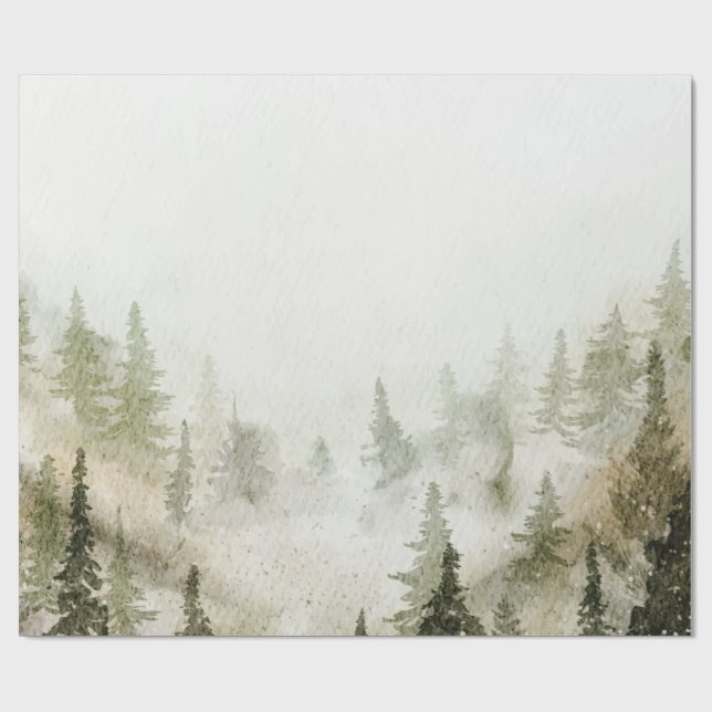 Skog,Skogsmark,Tall,Julgransbelysning Presentpapper (Platt)