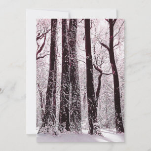 SKOG SNÖIG VINTERSCENERI  INBJUDNINGAR