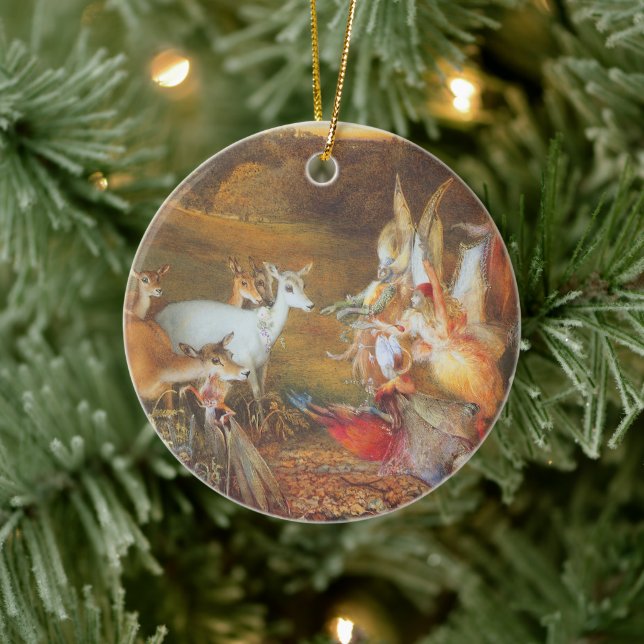 Skog som har köpts av konstnären John Anster Fitzg Julgransprydnad Keramik (Träd)