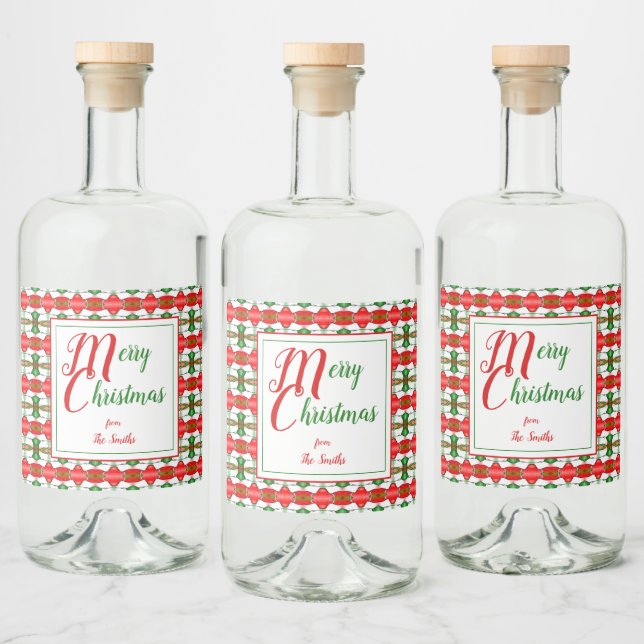 Skog Spritflaskor Etikett (Flaskor)