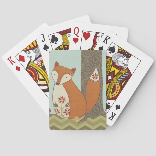 Skog Stollig IV Spel Kort (Baksidan)