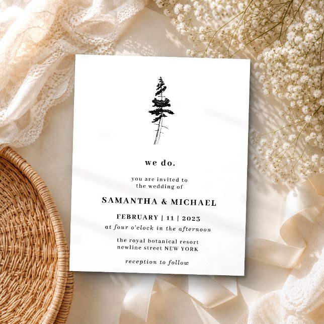 Skog Tall Träd Indie Rustik vi gör budget Flygblad (Skapare uppladdad)