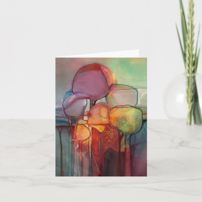 Skog till och med träden •, Michelle Abrams - kort (Framsida)