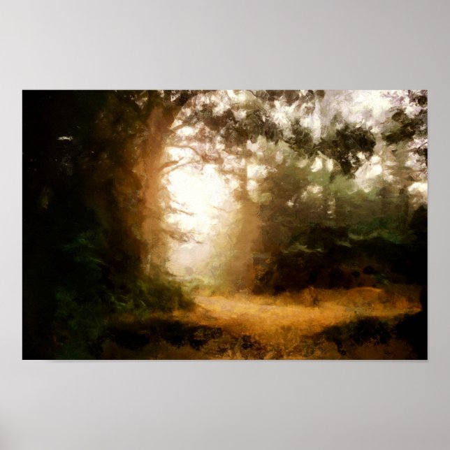 Skog till Ronja, rånarens dotter Landcape Poster (Framsidan)