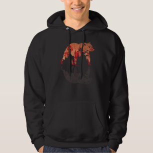 Skog Träd utomhus Nur Björn från björn Hoodie