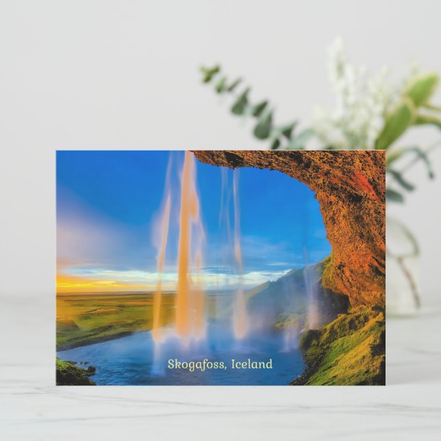 Skogafoss, Island (Stående Fram)