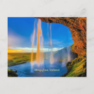 Skogafoss, Island Vykort