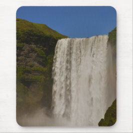 Skogafoss Waterfall Island Mousepad Musmatta