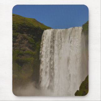 Skogafoss Waterfall Island Mousepad Musmatta