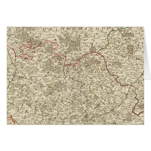 Skogar av Frankrike 2 Hälsningskort (Framsidan Horizontal)