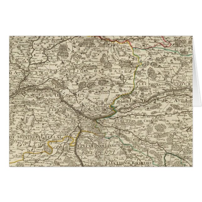 Skogar av Frankrike Hälsningskort (Framsidan Horizontal)