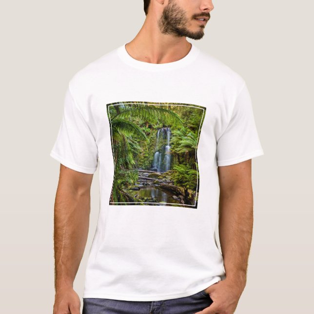 Skogar | Beauchamp Falls Australien T Shirt (Framsida)