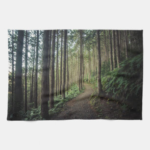 Skogar Berg i Wakayama Japan Kökshandduk
