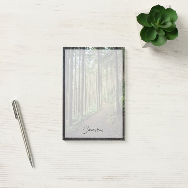 Skogar | Berg i Wakayama Japan Post-it Block (Kontor)