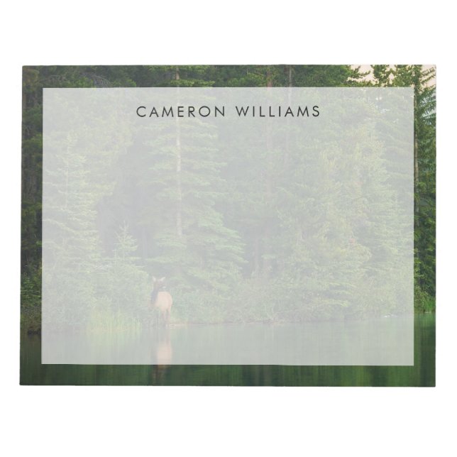 Skogar | Elk i Banff nationalpark Alberta Anteckningsblock (Framsida)