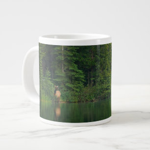 Skogar   Elk i Banff nationalpark Alberta Jumbo Mugg